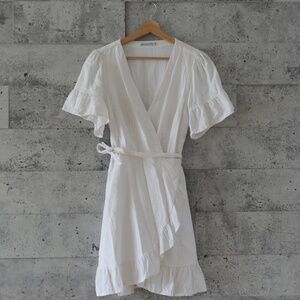 Abercrombie & Fitch - Angel Sleeve Wrap Mini Dress - Size S